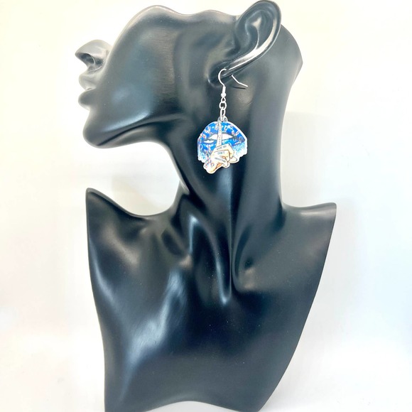 Autism Awareness Earrings - Puzzle Earrings - Dont Judge Me Earrings - Spectrum - Picture 7 of 9